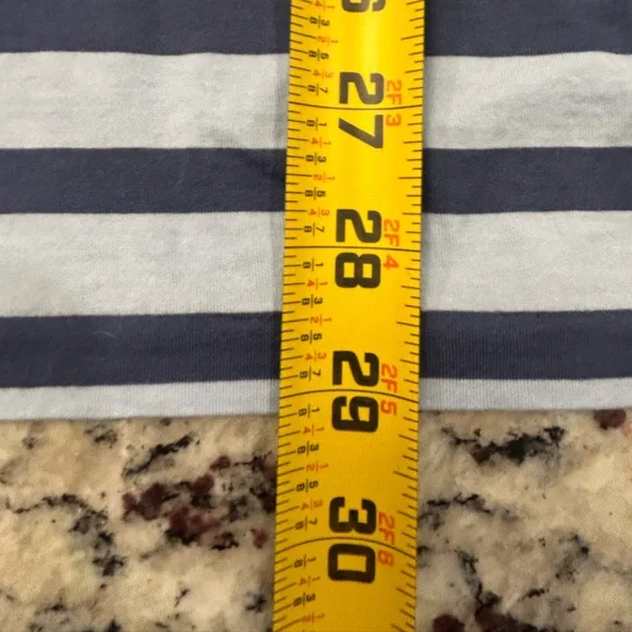 Polo Ralph Lauren Men's Custom Slim Fit Navy Striped Shirt XL Red Pony - Picture 8 of 8